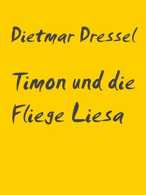 cover image of Timon und die Fliege Liesa